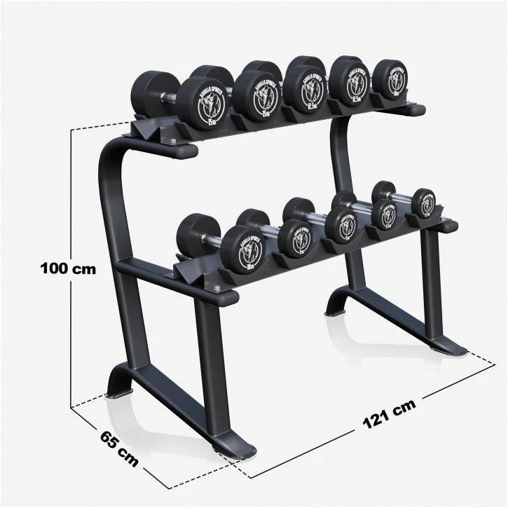 Soporte para Mancuernas con 2 Niveles y Set de 90 kg - Image 15