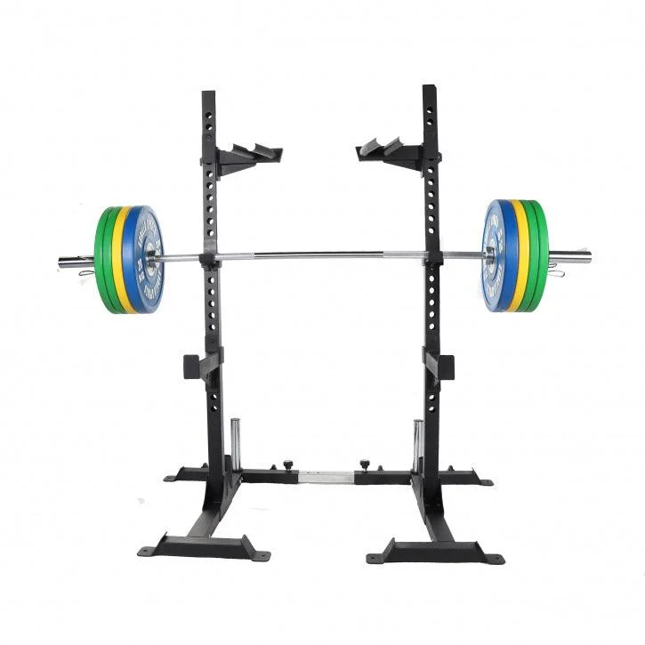 Soporte para Sentadillas + Set de Discos de Pesas Bumper Olímpicos - 140 kg - Image 4