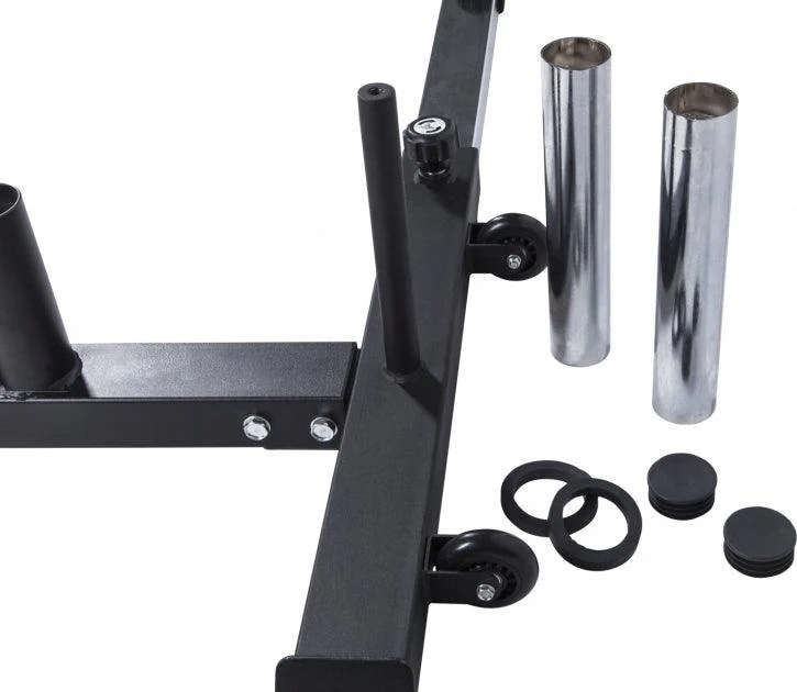 Soporte para Sentadillas + Set de Discos de Pesas Bumper Olímpicos - 140 kg - Image 8