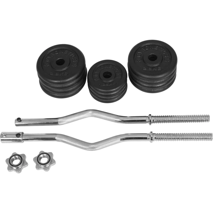 Set de Barra Desmontable y Discos de Hierro Fundido E-Series - 30 kg - Image 2
