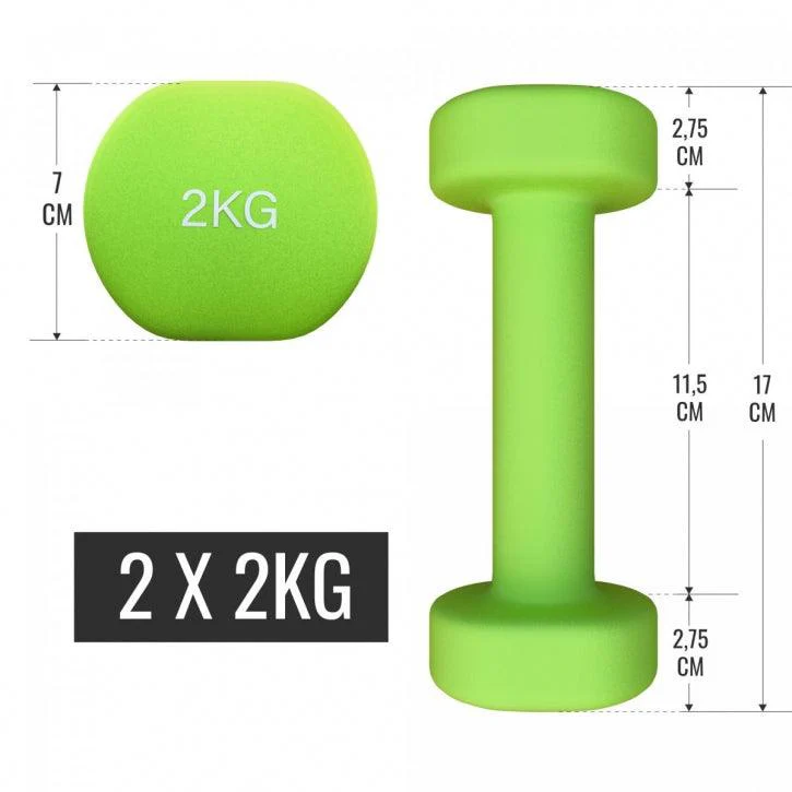 Set de Mancuernas de Neopreno + Estuche - Image 10