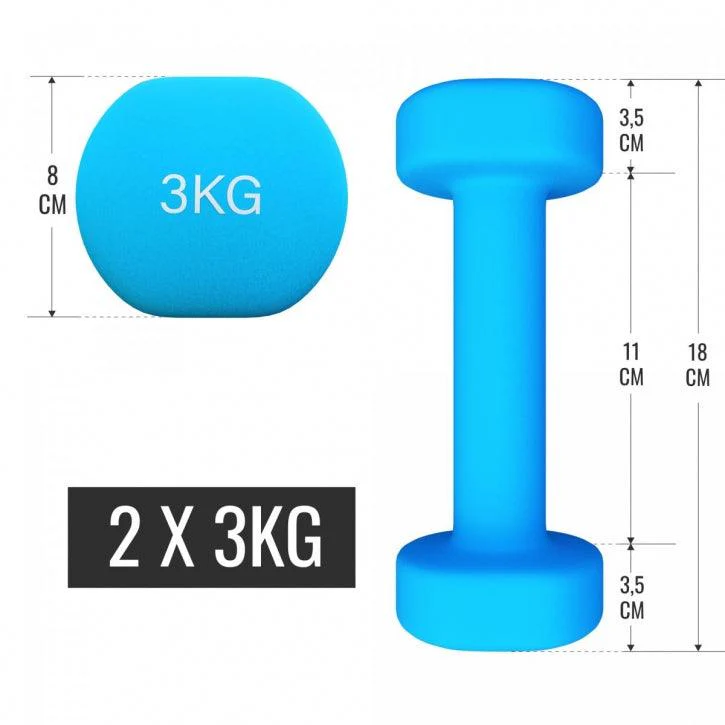 Set de Mancuernas de Neopreno + Estuche - Image 11