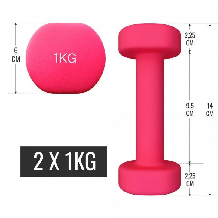 Set de Mancuernas de Neopreno + Estuche - Image 9