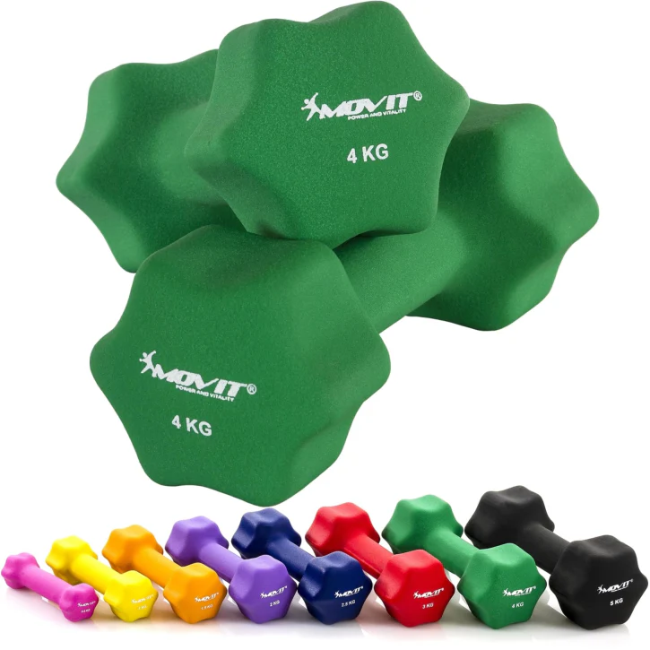 Set de Mancuernas de Neopreno Coloridas 1 kg - 10 kg - Image 11