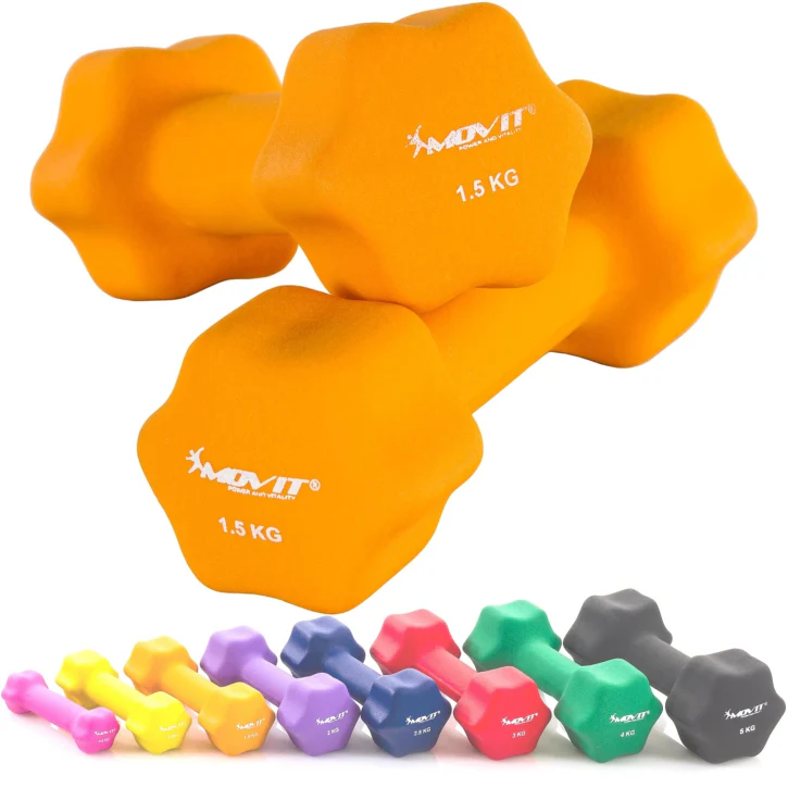 Set de Mancuernas de Neopreno Coloridas 1 kg - 10 kg - Image 12
