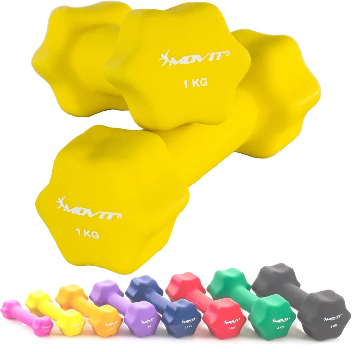 Set de Mancuernas de Neopreno Coloridas 1 kg - 10 kg - Image 14