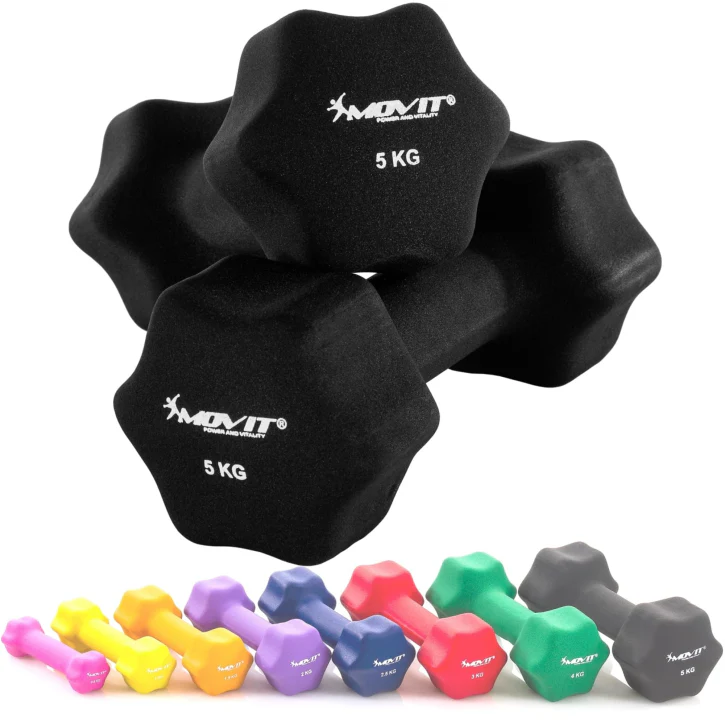 Set de Mancuernas de Neopreno Coloridas 1 kg - 10 kg - Image 15