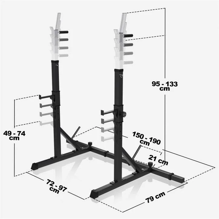 Soporte de Barra Ajustable para Sentadillas - Image 7